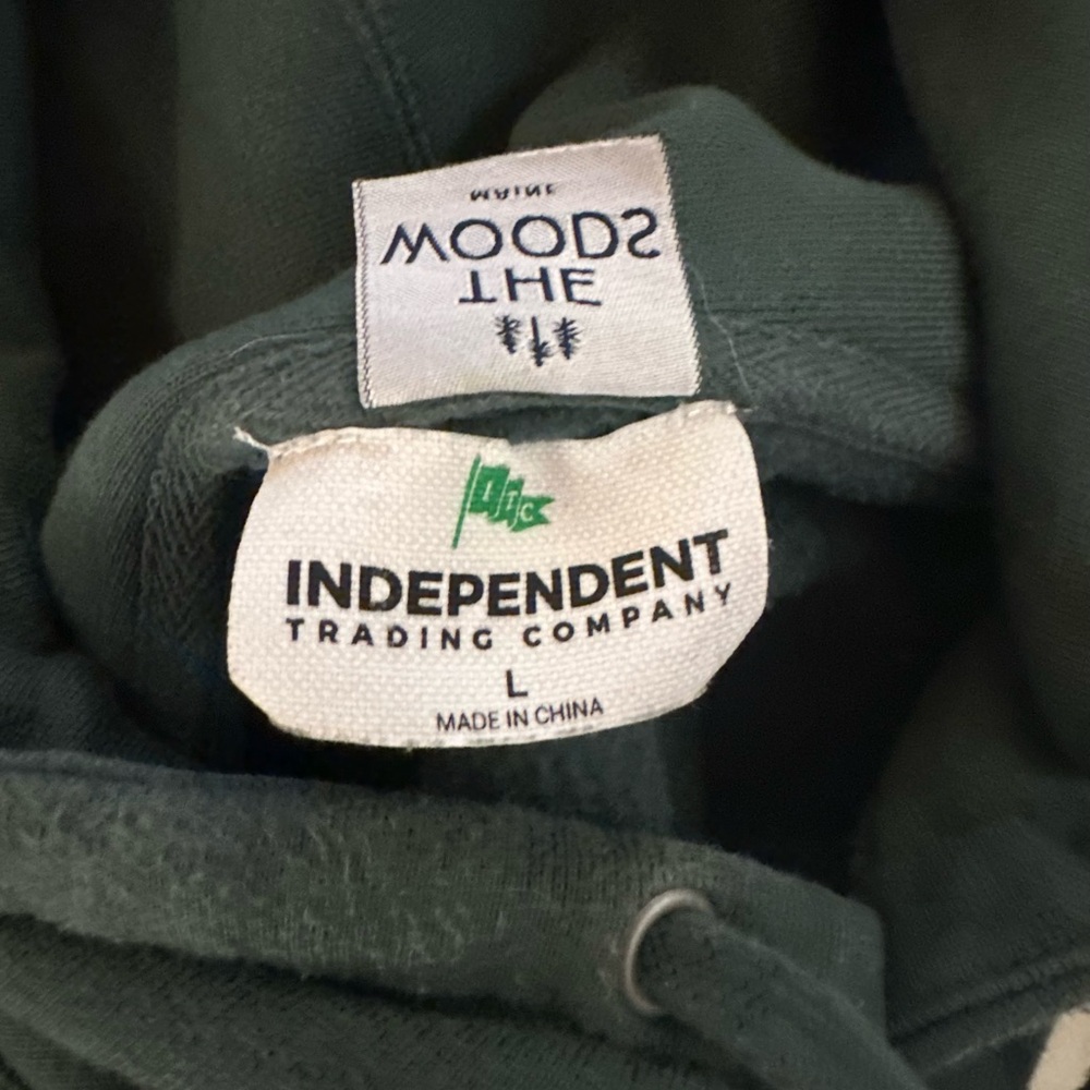 Evergreen Hoodie with Tree Embroidery - Picture 4 of 4